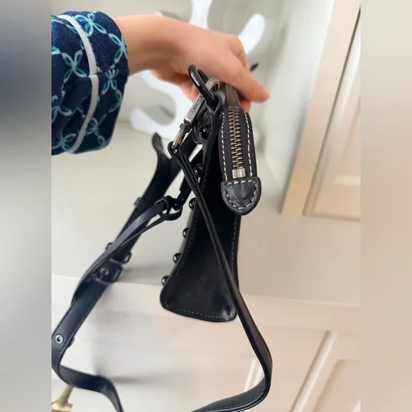 REBECCA MINKOFF MAB Studded Leather Crossbody Purse Bag Women’s Black NEW - Picture 12 of 15